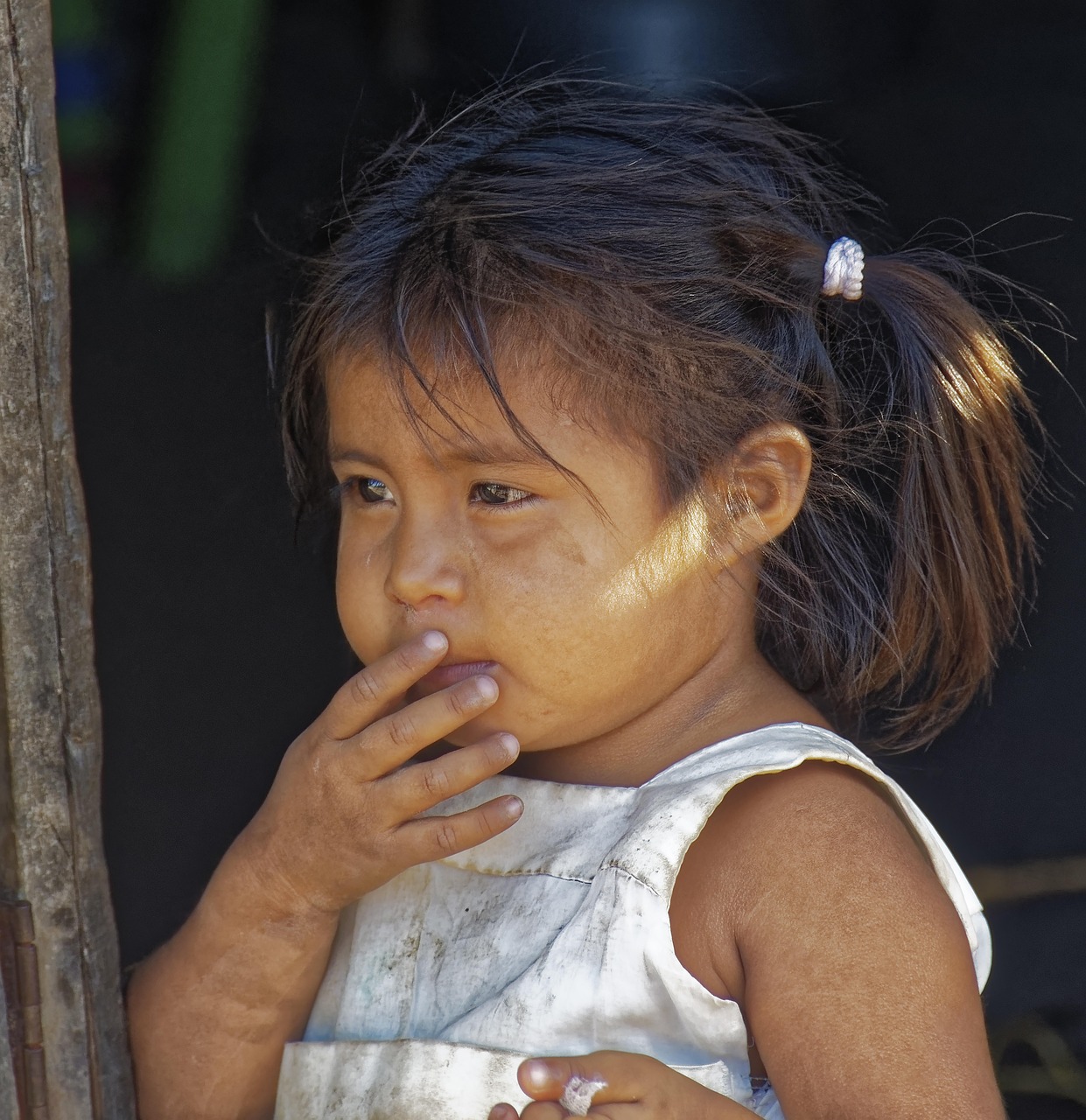 colombia, girl, indigenous, culture, people, portrait, children